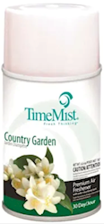 AIR FRESHENER, TIMEMIST, AUTOMATIC, SPRAY REFILL, COUNTRY GARDEN SCENT, 6.6 OZ, 1/EA LARGE